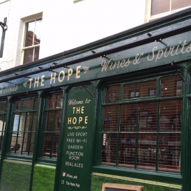 The Hope Pub, Exterior